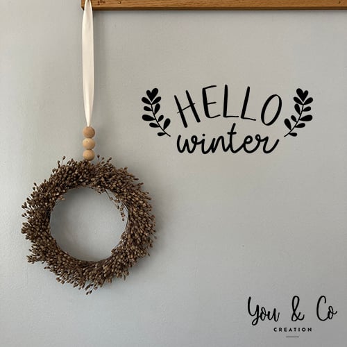 Image of Sticker "HELLO winter"