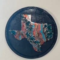 Image of Texas Wall Art 14” Round 1