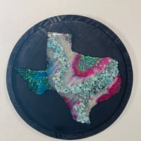 Image of Texas Wall Art 14” Round 3