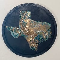 Image of Texas Wall Art 14” Round 5