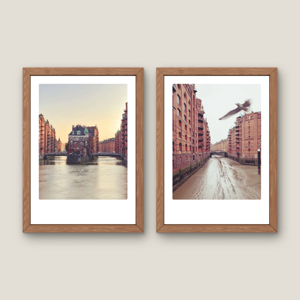 Hamburg Foto-Print "Wasserschloss" (A4) inkl. Versand