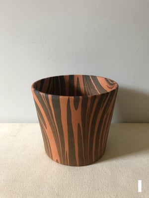 Image of MARBLED Pot - Medium / Green