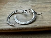 Image 4 of Crescent Moon in sterling silver/ n4