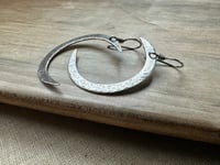 Image 3 of Crescent Moon in sterling silver/ n4