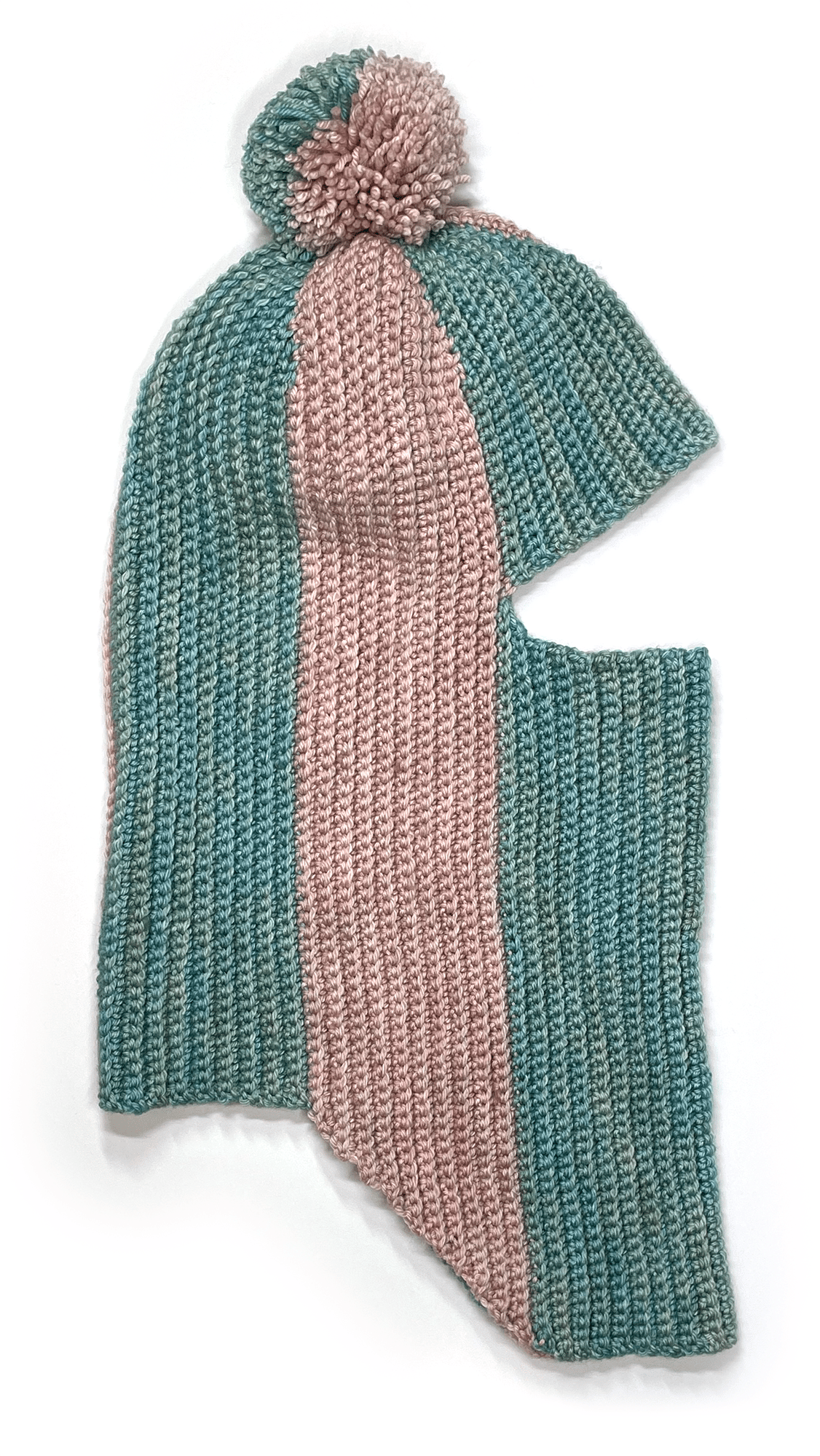 Image of PINK TEAL 100% merino wool / ROSE TEAL 100% laine mérinos