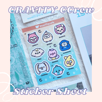 Image 2 of C-Crew (Cravity) Sticker Sheet