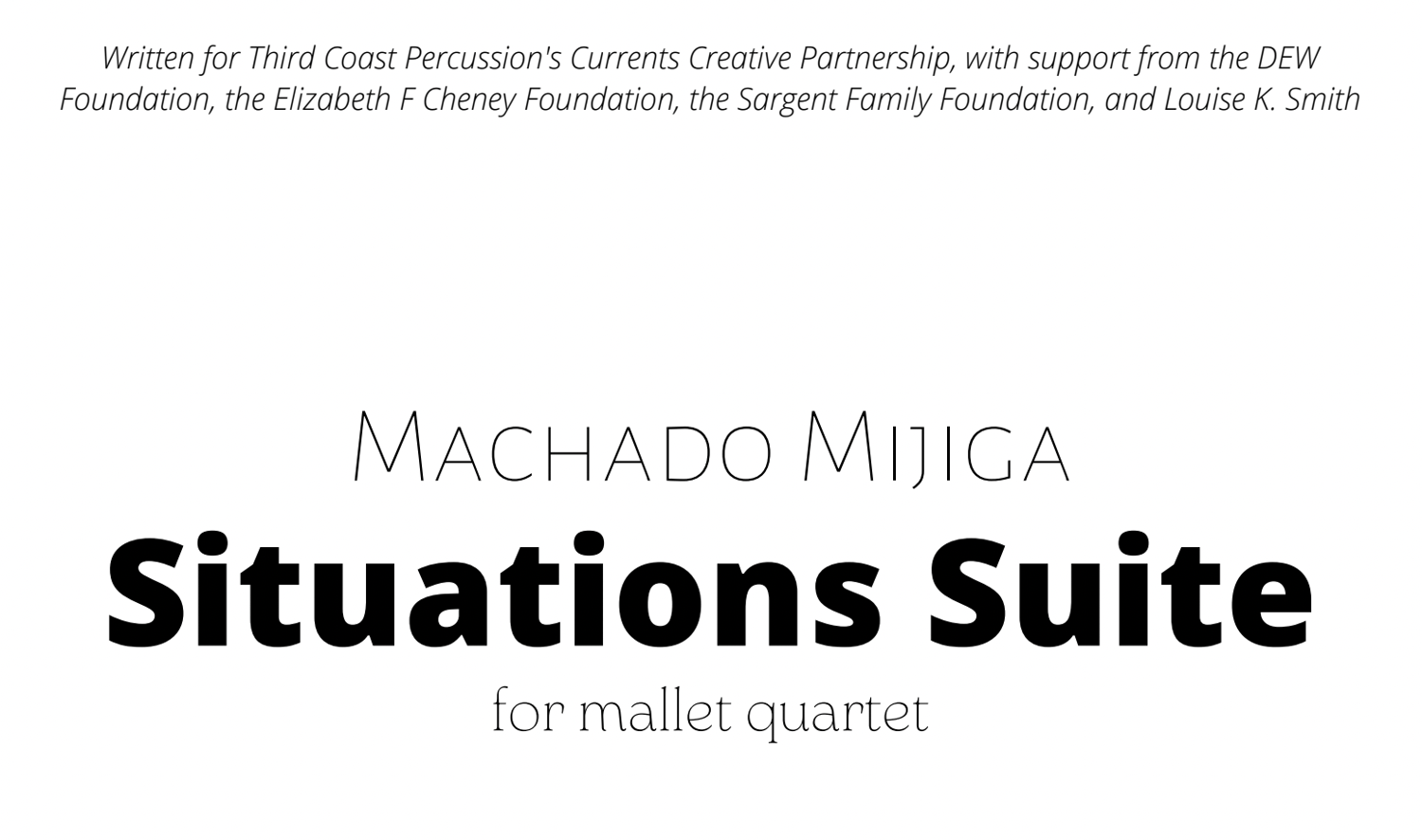 Image of Situations Suite - Score and parts