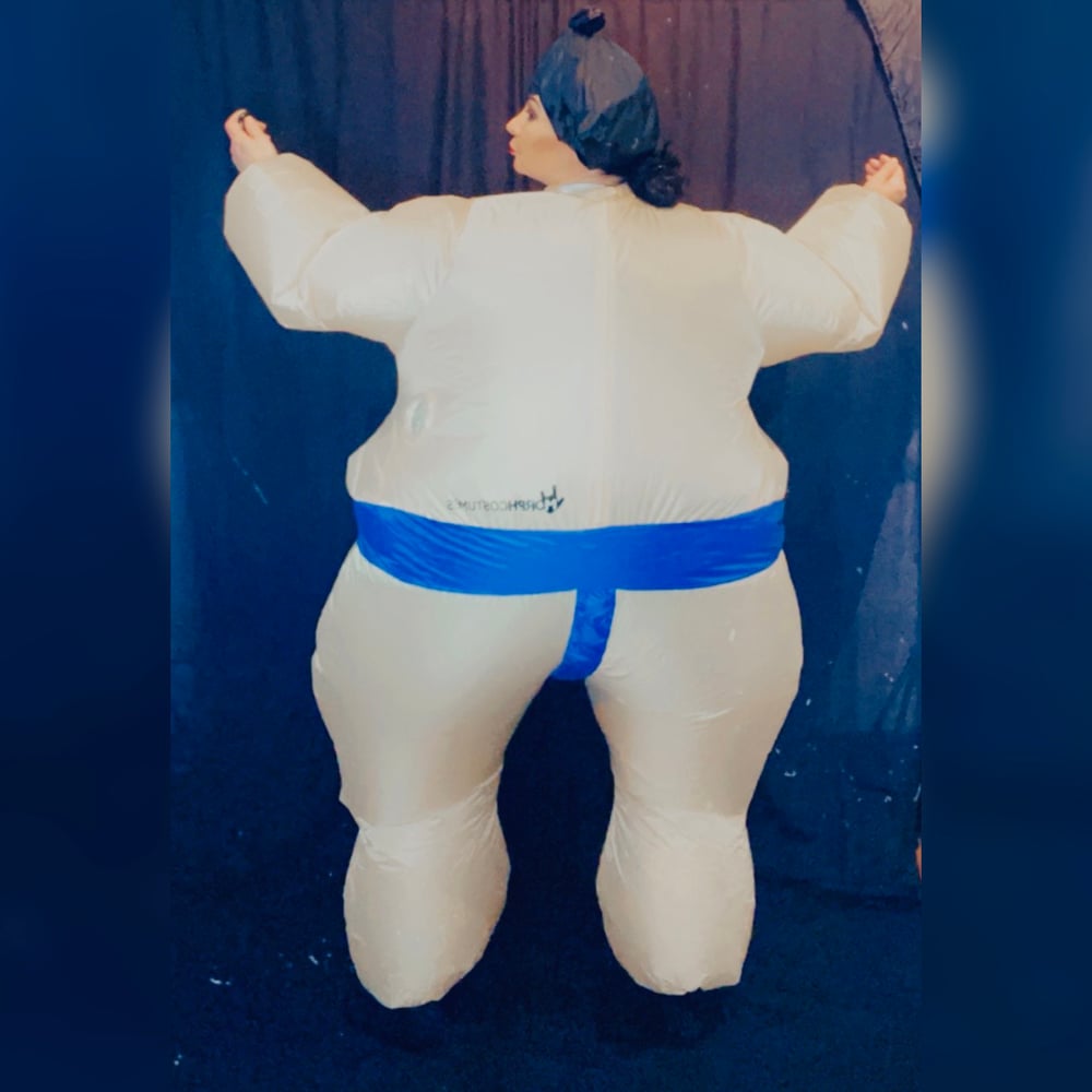 Blue Sumo Halloween Costume + Free Signed 8x10