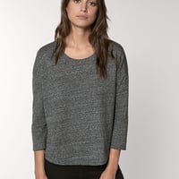 Image 2 of Setup® Slouch Womens Organic LongSleeve Top