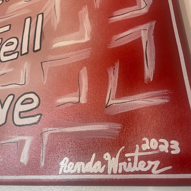 …And In The End, They Fell In Love // 20” x 20”