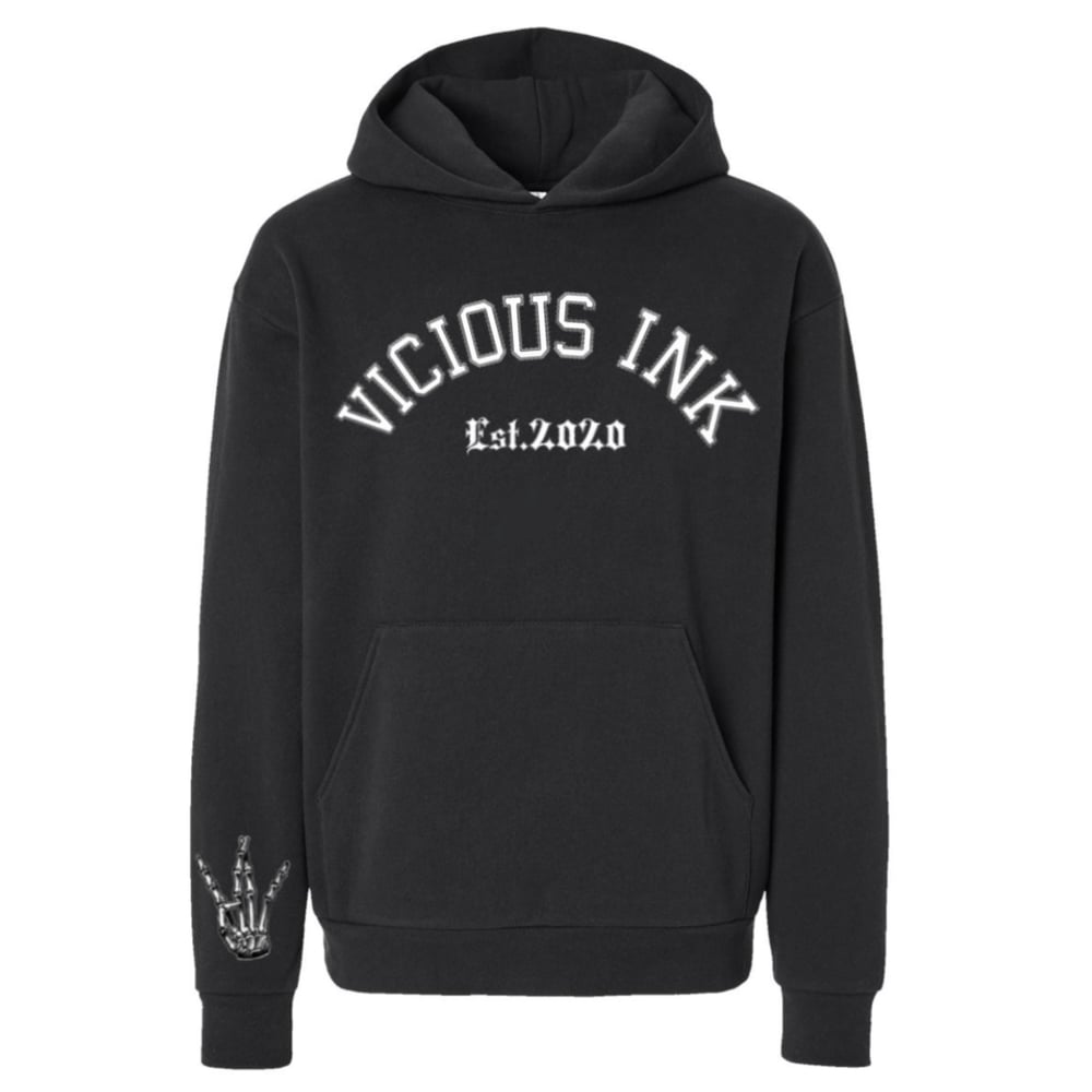 Image of West Side VI BLK College Hoodie