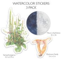 Image of Watercolor Art Stickers