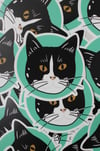 Tuxedo Cat Sticker