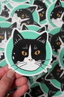 Tuxedo Cat Sticker