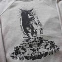Cat Worship Sweatshirt on Deep Heather