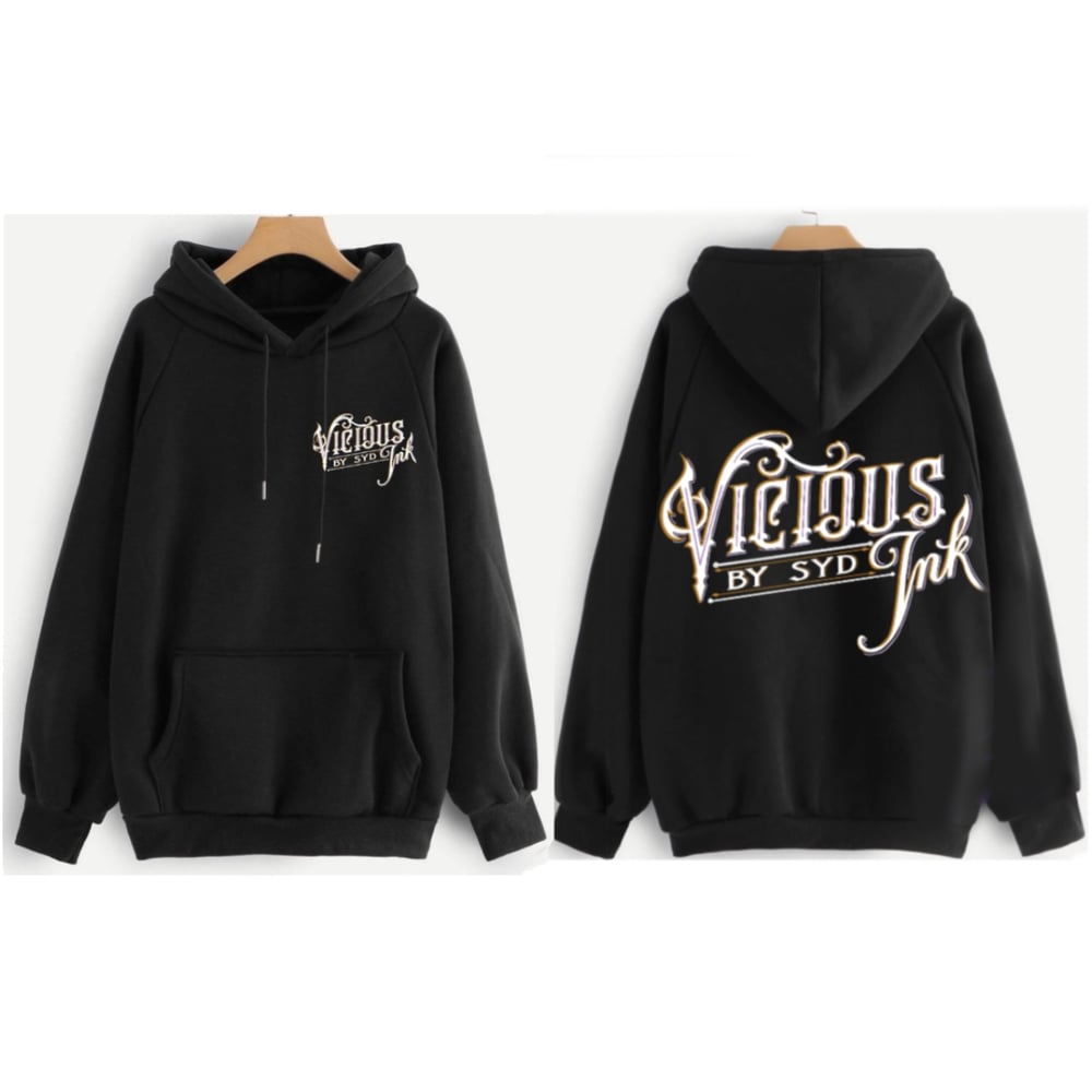 Image of OG Vicious INK Logo BLK Hoodie