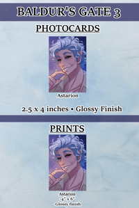 Image 1 of Baldur's Gate 3 Photocards and Prints