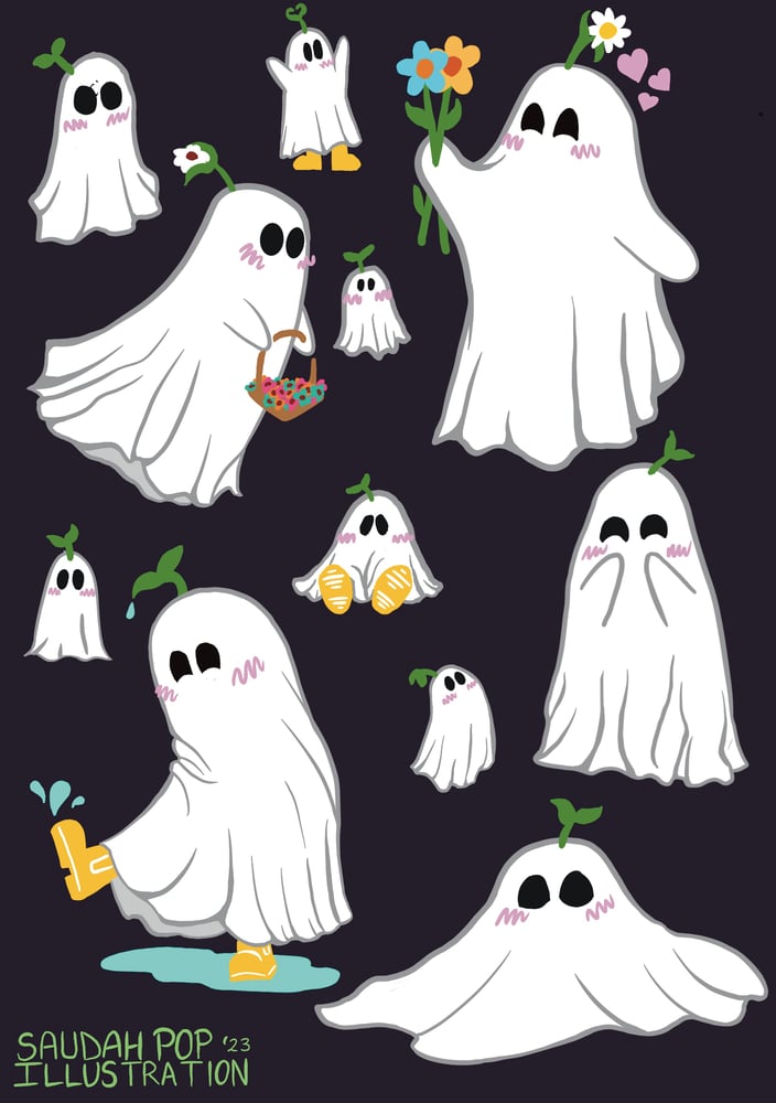 Image of Ghost Sticker Sheet