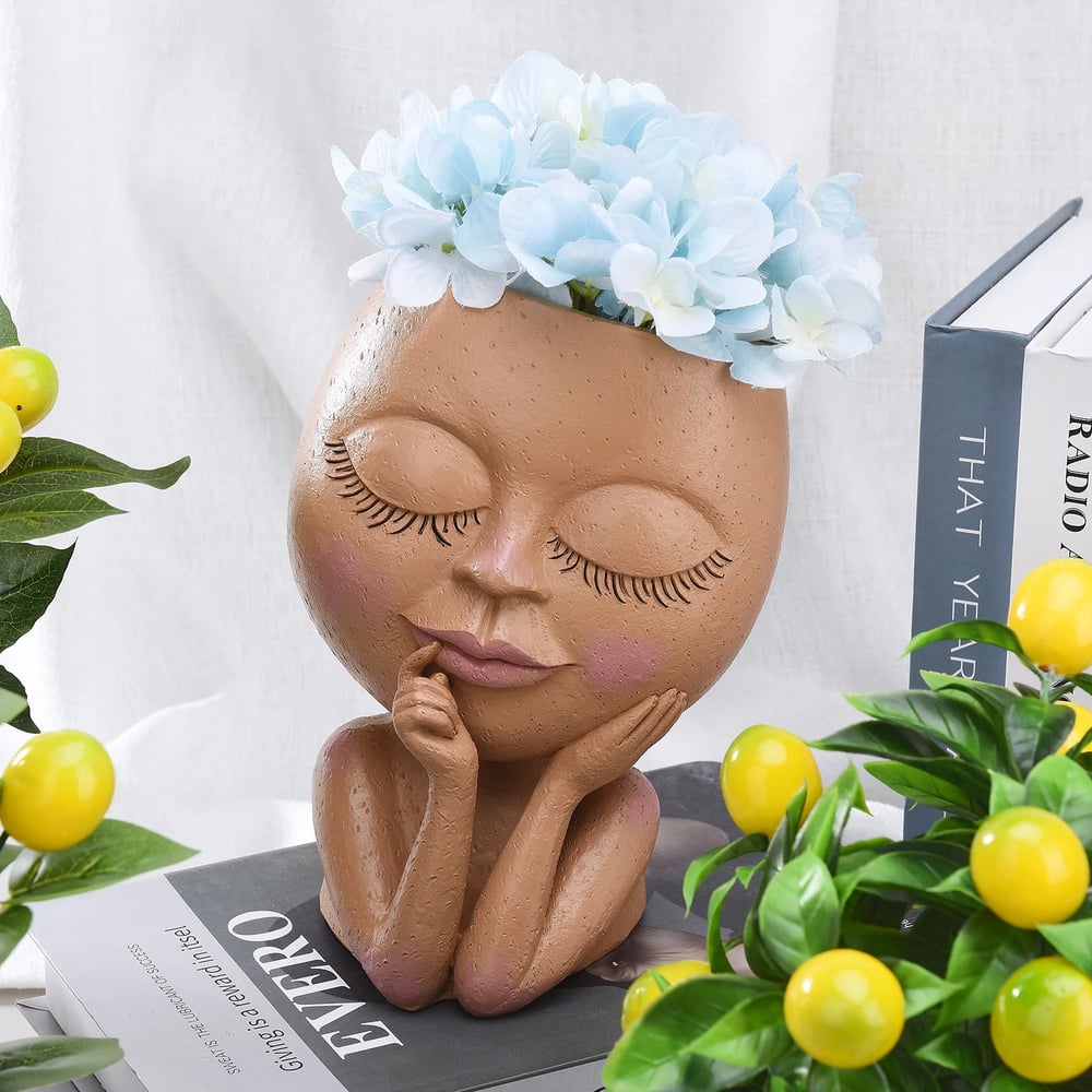 Cute Unique Face Planter Pots for Indoor And Outdoor Plants