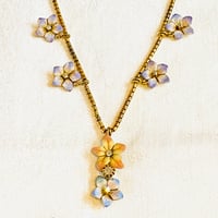 Image 2 of ANTIQUE GOLD FLOWER NECKLACE