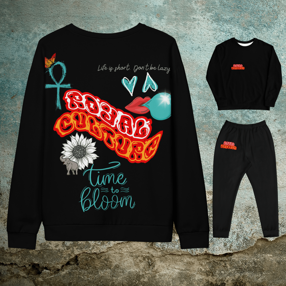 Image of Black Affirmation Crew Set