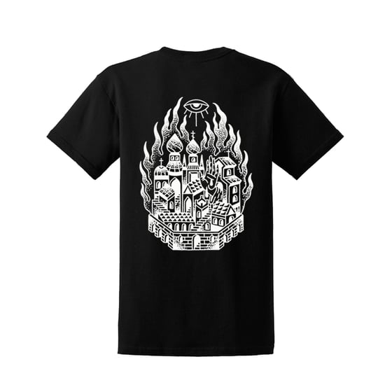 Image of BURNING EMPIRE TEE  BLACK