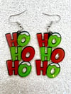 HO HO HO grinch earrings 