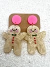 Gingerbread happy cookies earrings 