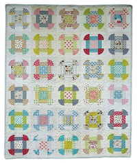 Churn Dash Pie Quilt