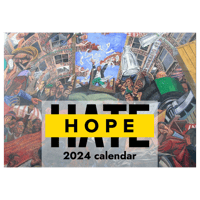 Image 1 of 2024 HOPE not hate wall calendar