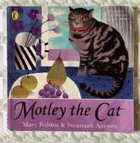 Image 1 of Motley the cat illustrations by Mary Fedden