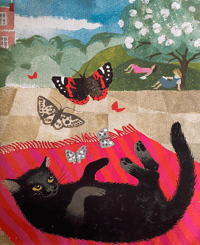 Image 3 of Motley the cat illustrations by Mary Fedden