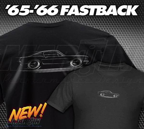 '65-'66 Fastback Mustang T-Shirts Hoodies and Banners 