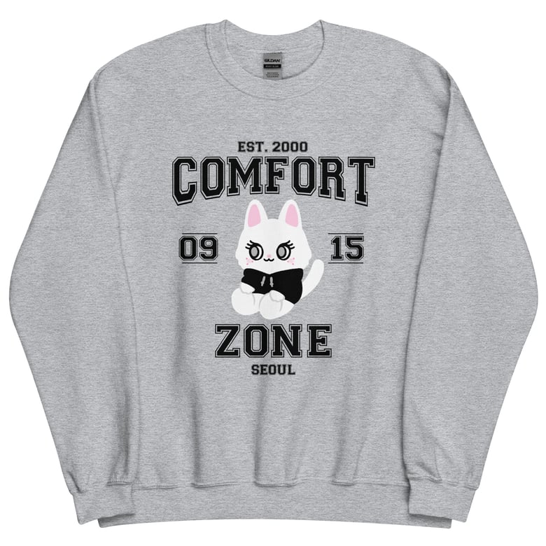 Image of 0915 cat comfort zone sweatshirt