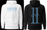 Eleven Eleven Hoodie OG Blue on Black or White