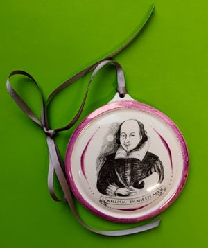 Shakespeare medallion wall plaque