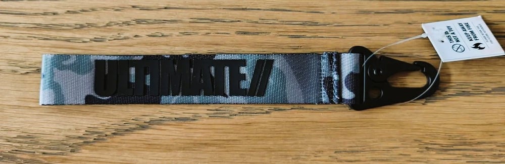 Image of Key Clips - Midnight Camo with Black Rubber Text