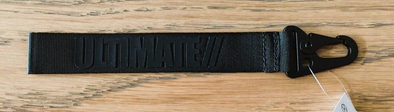 Image of Key Clips - Black with Black Rubber Text