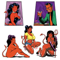 COOP Sticker Pack #16 Classic Devils and Devil Girls