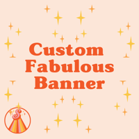 Image 1 of Bespoke Colour Banner 1m long