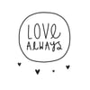 Love Always Wall Sticker Set