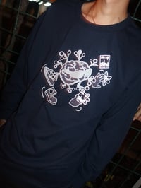 Image 3 of BLUE BOYZ X VOYAGE KIDS L/S TEE (NAVY BLUE) 