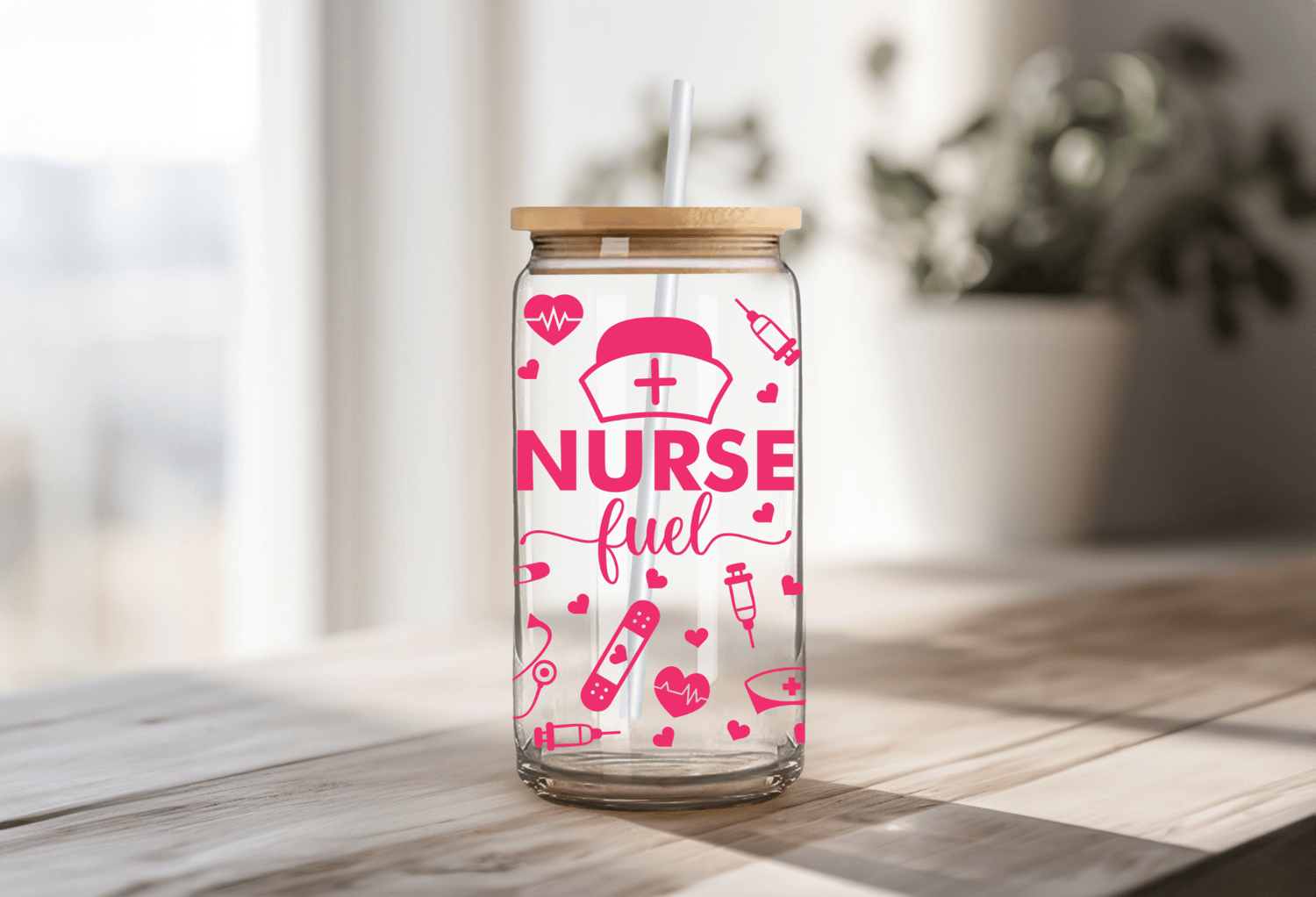 Image of Nurse Fuel Libby Can Glass