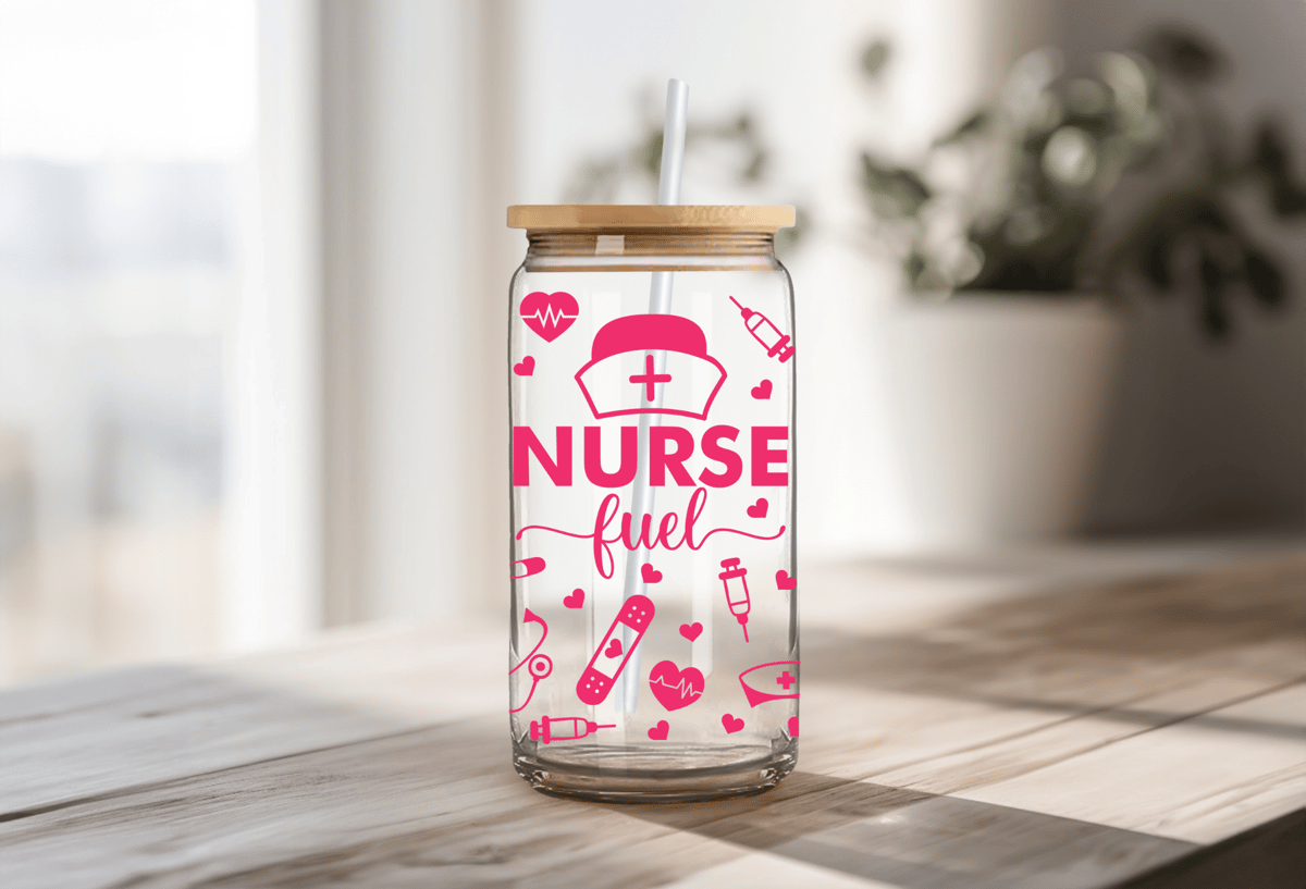 Nurse Fuel Libby Can Glass | Royal Apple Berry