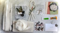 Image 2 of Let's Make Spun Cotton Snowmen kit