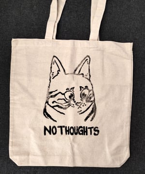 Image of "No Thoughts" tote bag