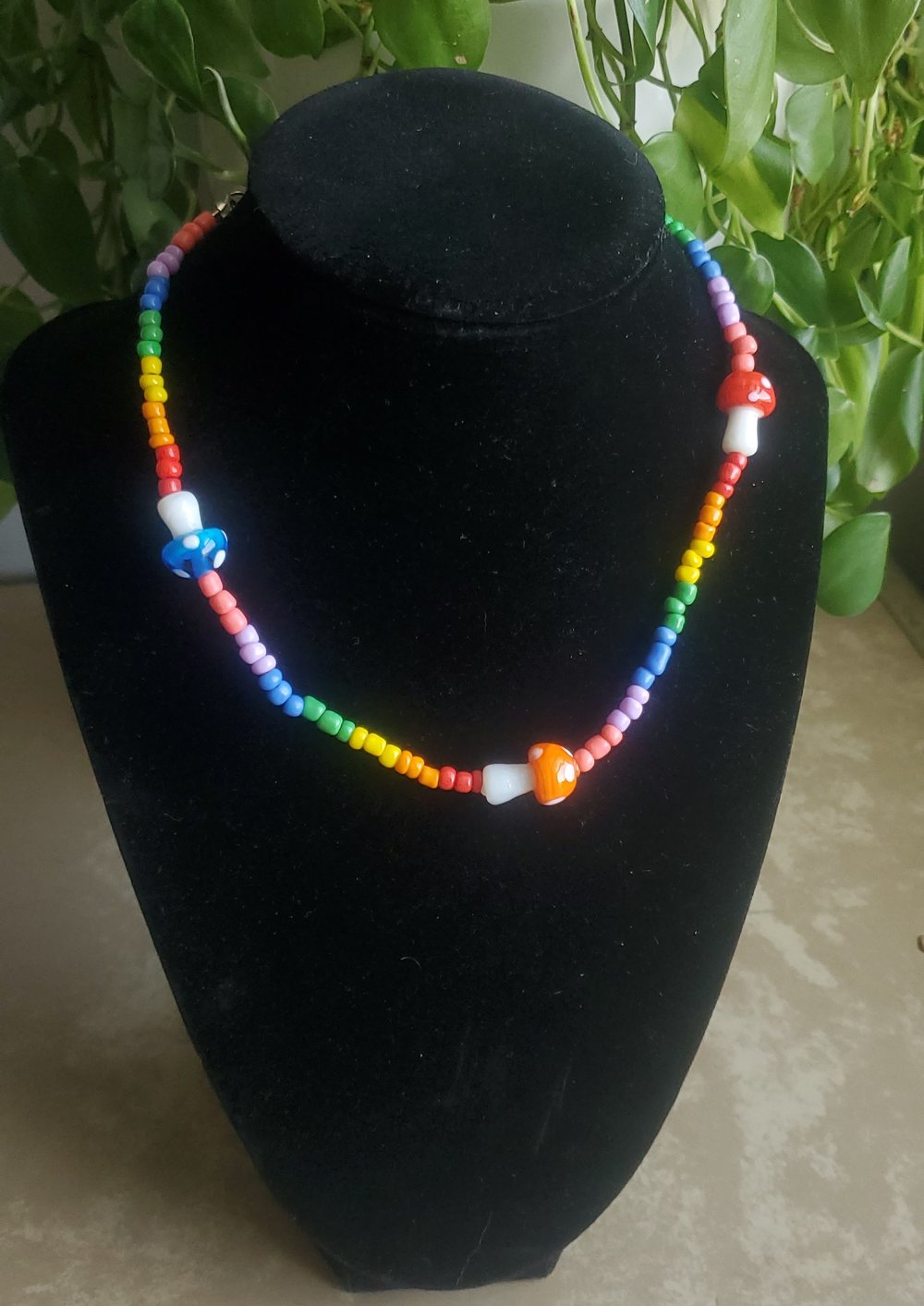 Image of Rainbow π necklace