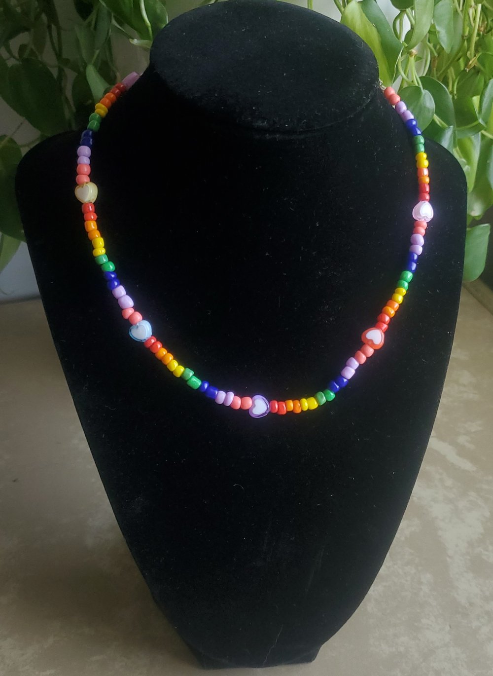 Image of Rainbow π necklace