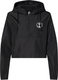 Image 1 of  IKONIC CROP ZIPPYS - BLK