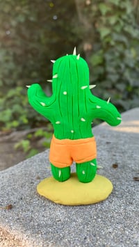 Image 4 of Saguaro Steve Clay Figure 